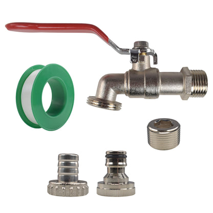 Zinc Lever Garden Tap Kit – ½″ / ¾″ BSP Inlet