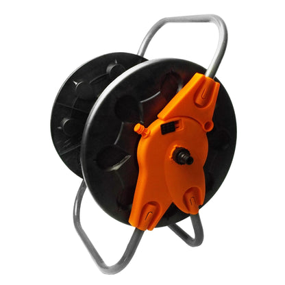 Hose Cart for 60m 1/2" Garden Hose Black/Orange