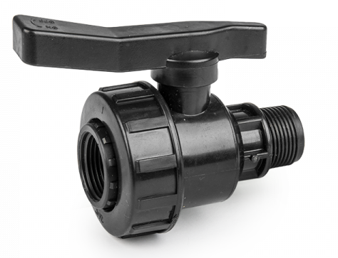 2″ BSP Male/Female Full-Flow Single-Union Ball Valve; supplied product design shown.