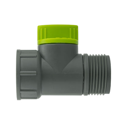 IBC S60X6 Cap & Lime Valve – Female Quick-Connect Socket