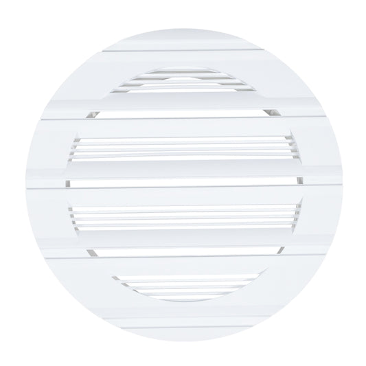 Louvre Vent Round Bella 100mm White