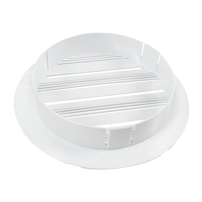100mm Through-Wall Vent Kit – Bella Round, Brown Outer Hood
