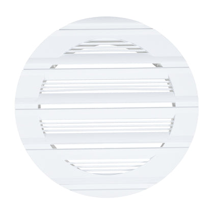 Louvre Vent Round Bella 125mm White