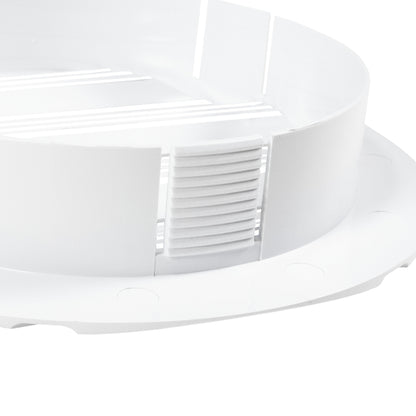 Louvre Vent Round Bella 150mm White