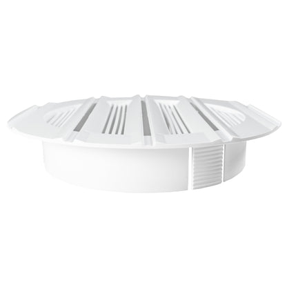 Louvre Vent Round Bella 150mm White