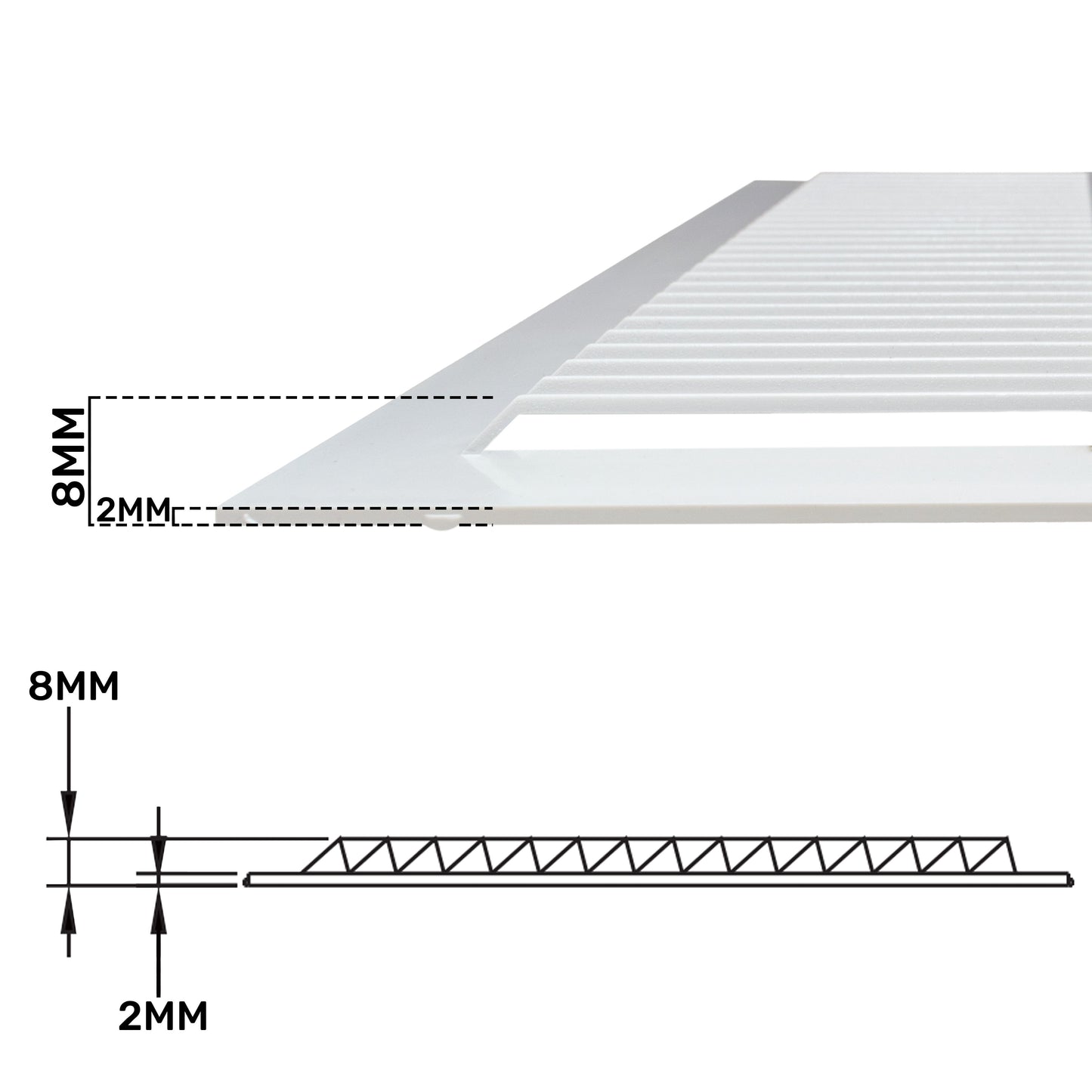 Louvre Vent D/140W 140mm X 140mm with Fly Screen