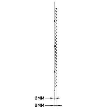 Louvre Vent D/170x240W 240mm X 170mm with Fly Screen