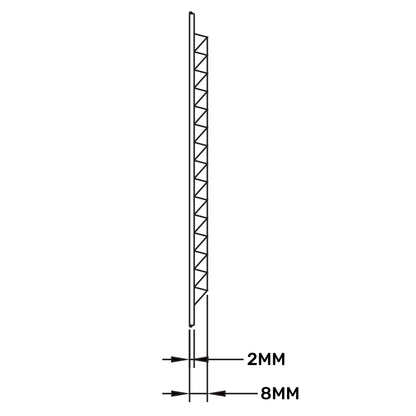 Louvre Vent D/235W 235mm X 235mm with Fly Screen
