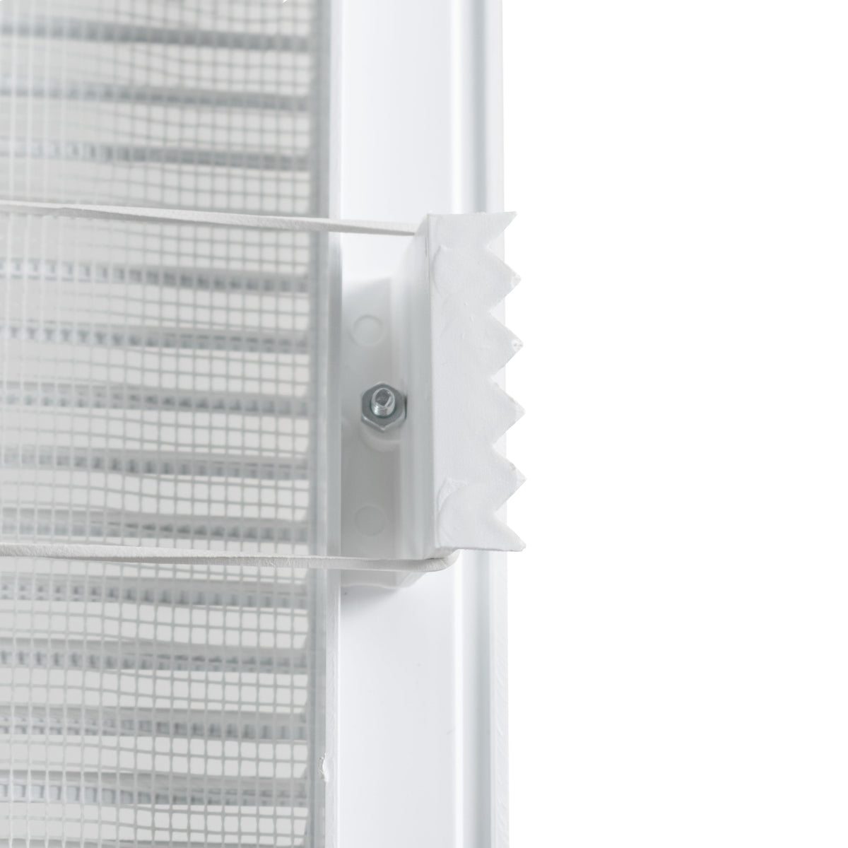 Dospel DL/90×240 RW LUX Louvre Vent with Fly Mesh – White
