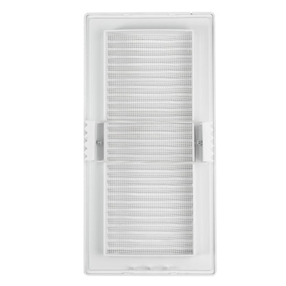 Dospel DL/90×240 RW LUX Louvre Vent with Fly Mesh – White