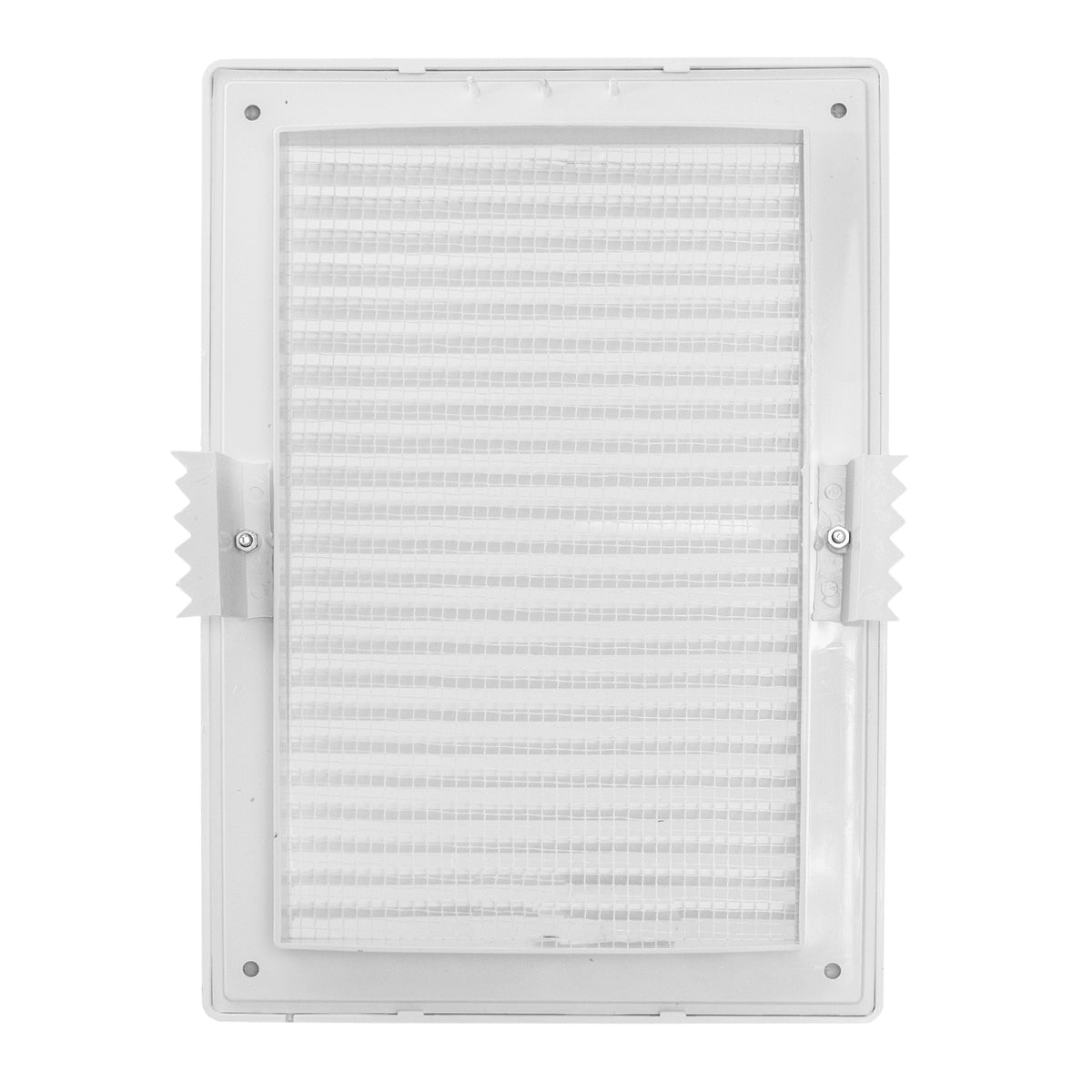 Dospel DL/140×210 RW LUX Louvre Vent with Fly Mesh – White