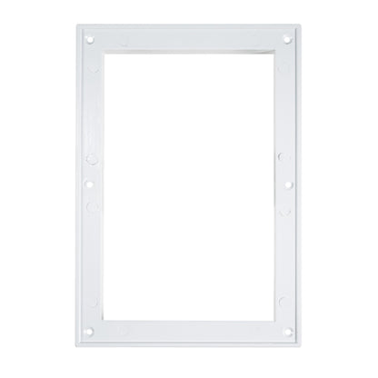 Dospel DL/140×210 RW LUX Louvre Vent with Fly Mesh – White