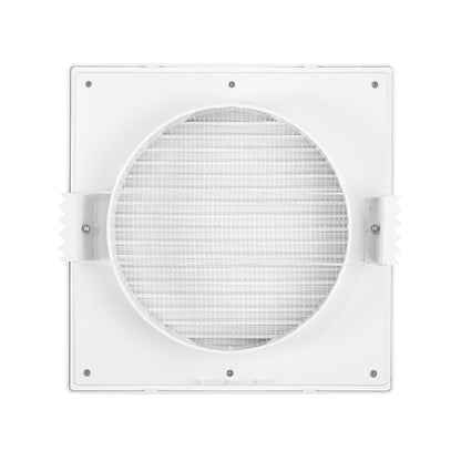 Dospel DL/150 RW LUX Louvre Vent with Fly Mesh – White