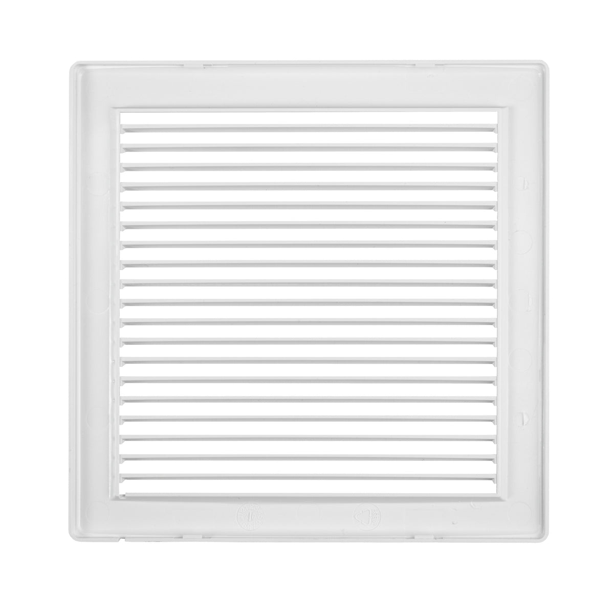 Dospel DL/135 RW LUX Louvre Vent with Fly Mesh – White