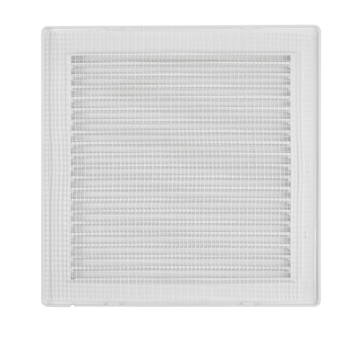 Dospel DL/125 RW LUX Louvre Vent with Fly Mesh – White
