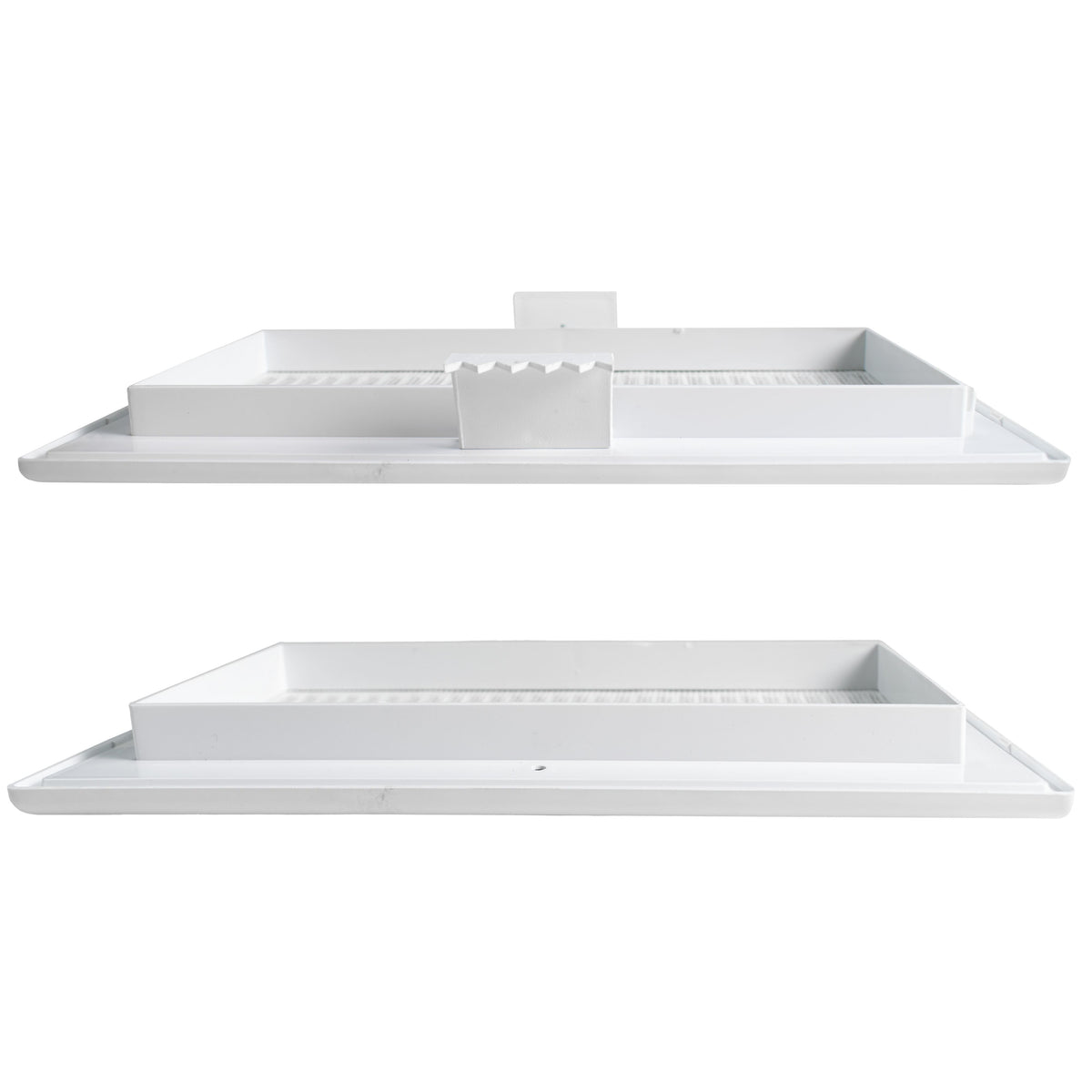 Dospel Duo Smart 90×240 Louvre Vent with Fly Mesh – White
