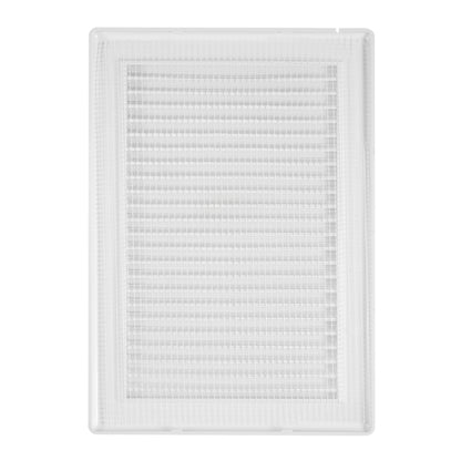 Dospel Duo Smart 140×210 Louvre Vent with Fly Mesh – White