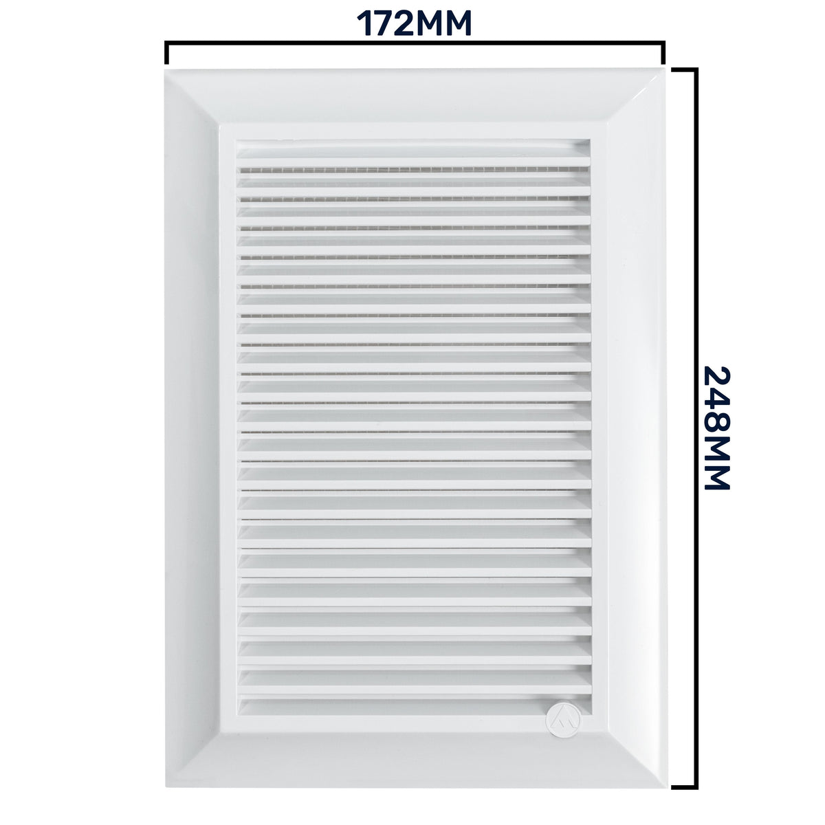 Dospel Duo Smart 140×210 Louvre Vent with Fly Mesh – White