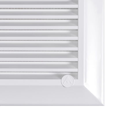 Dospel Duo Smart 165 Louvre Vent with Fly Mesh – White