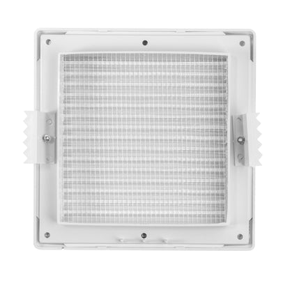 Dospel Duo Smart 165 Louvre Vent with Fly Mesh – White
