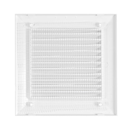 100mm Through-Wall Vent Kit – Duo Smart, White Outer Hood