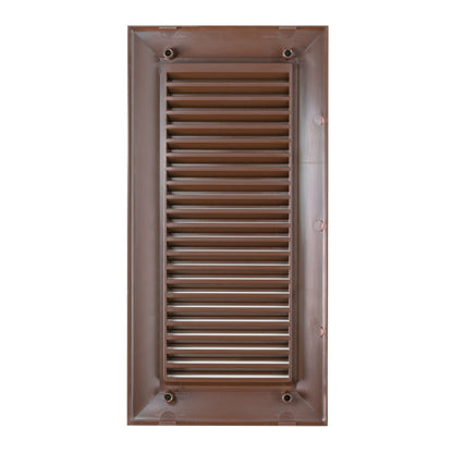 Dospel Duo Smart 90×240 Louvre Vent with Fly Mesh – Brown
