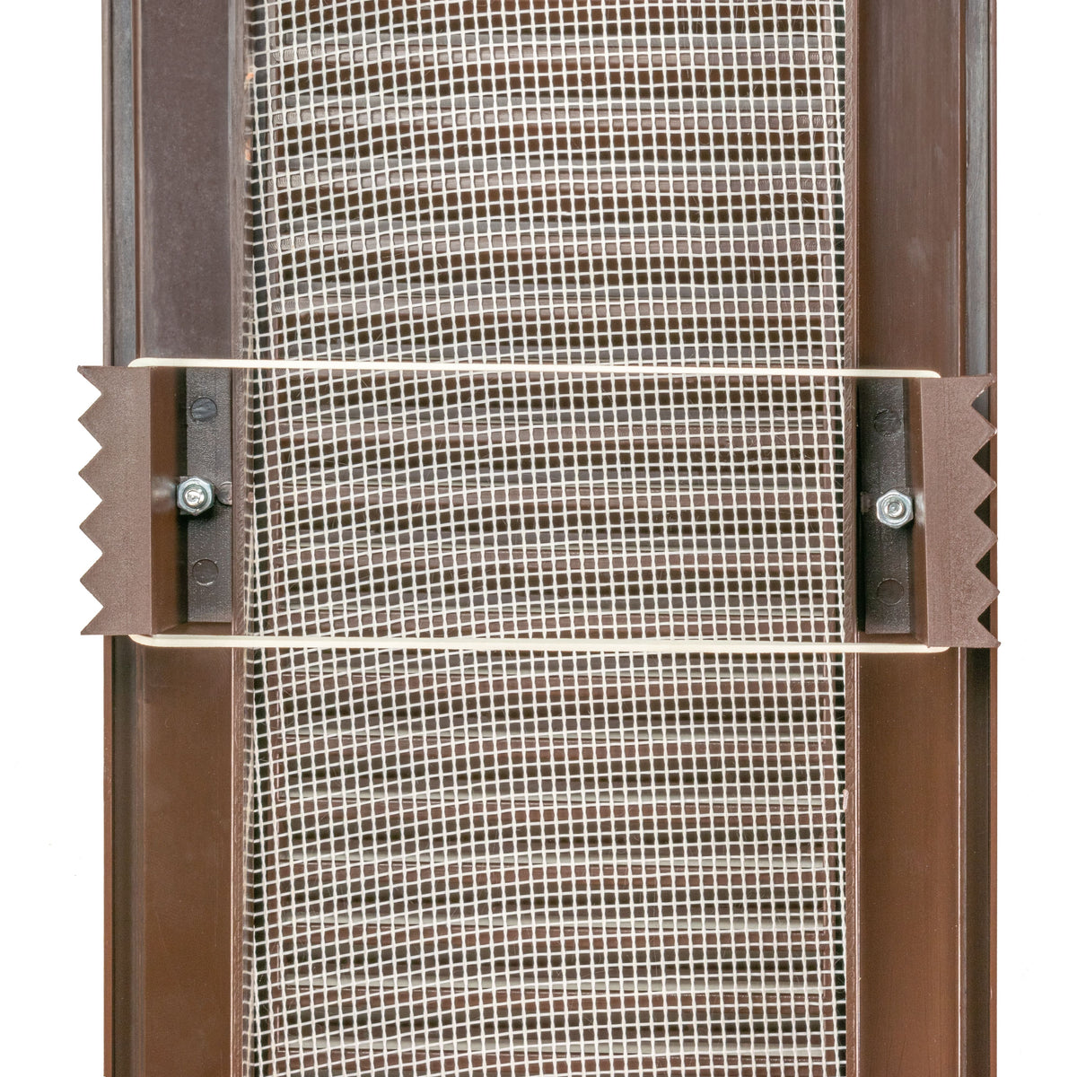 Dospel Duo Smart 90×240 Louvre Vent with Fly Mesh – Brown