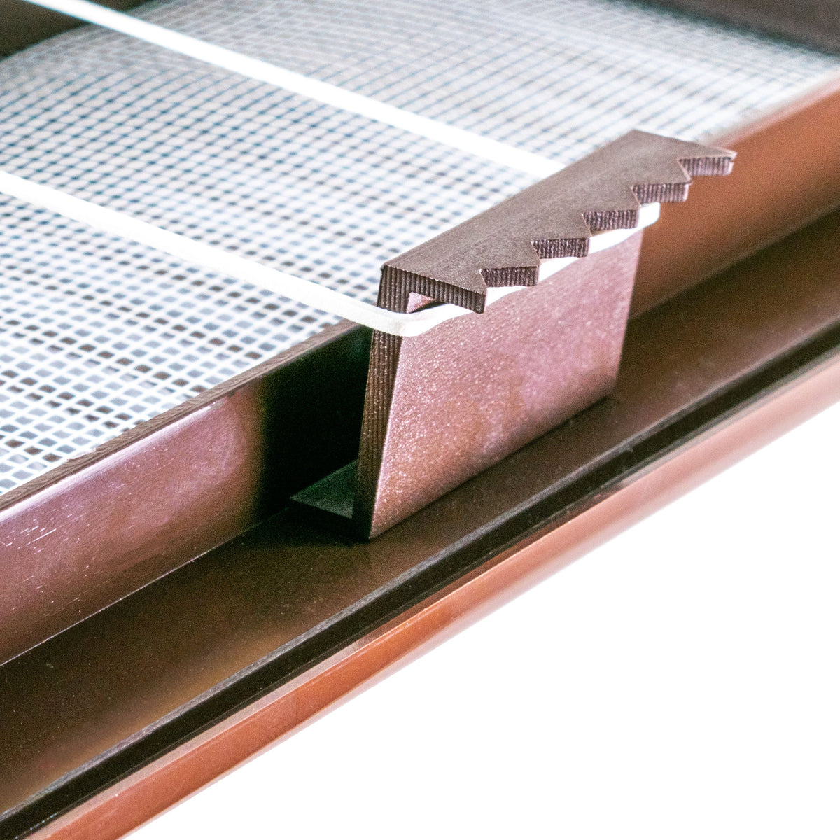 Dospel Duo Smart 90×240 Louvre Vent with Fly Mesh – Brown