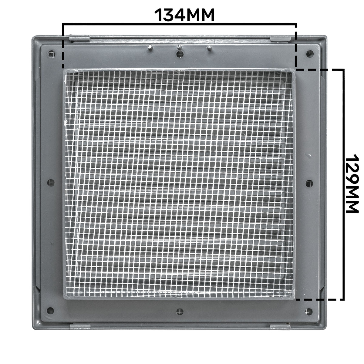 Dospel Duo Smart 135 Louvre Vent with Fly Mesh – Graphite