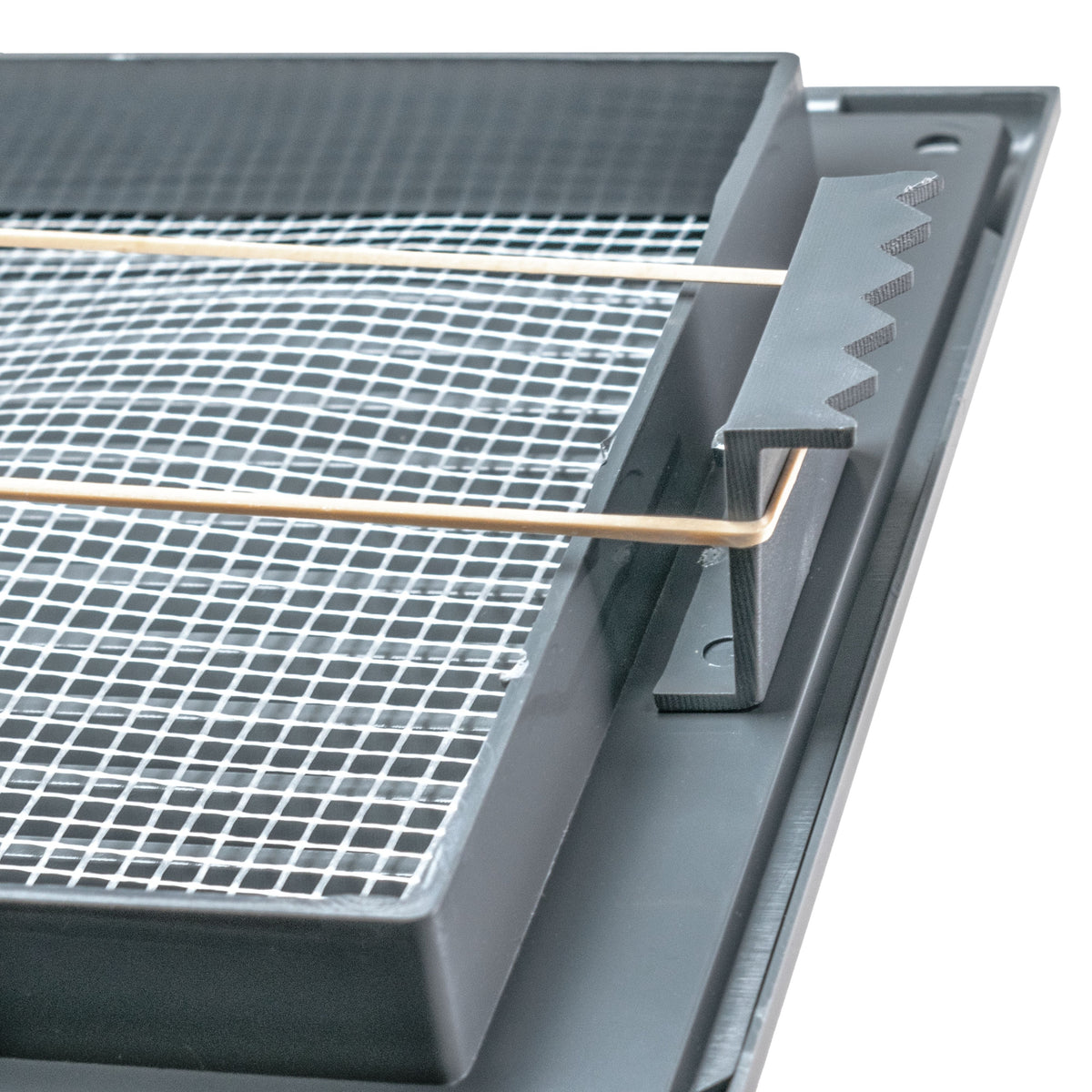 Dospel Duo Smart 135 Louvre Vent with Fly Mesh – Graphite
