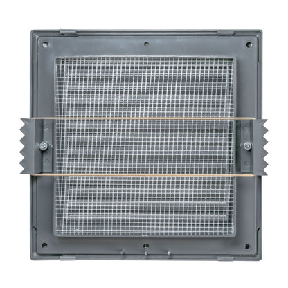 Dospel Duo Smart 135 Louvre Vent with Fly Mesh – Graphite