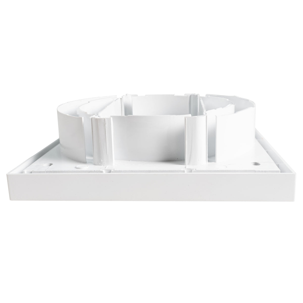 Dospel KR100/125 Louvre Vent with Fly Mesh – White