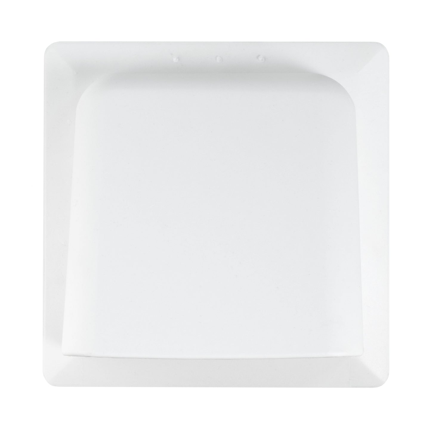 Through Wall Ventilation Kit Round Louvre Vent VC-KRO0184 with White External Vent