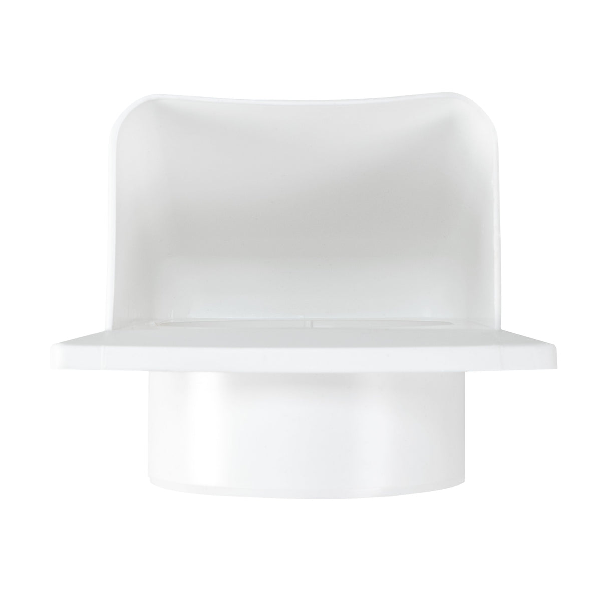 100mm Through-Wall Vent Kit – Duo Smart, White Outer Hood