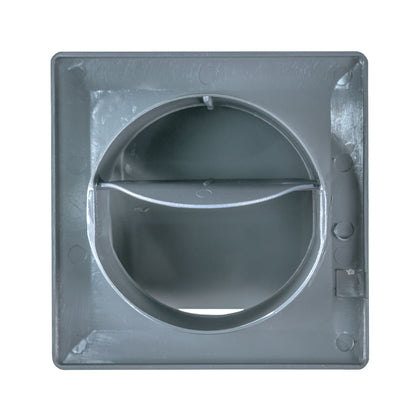 100mm Through-Wall Vent Kit – DL/100 LUX, Graphite Outer Hood