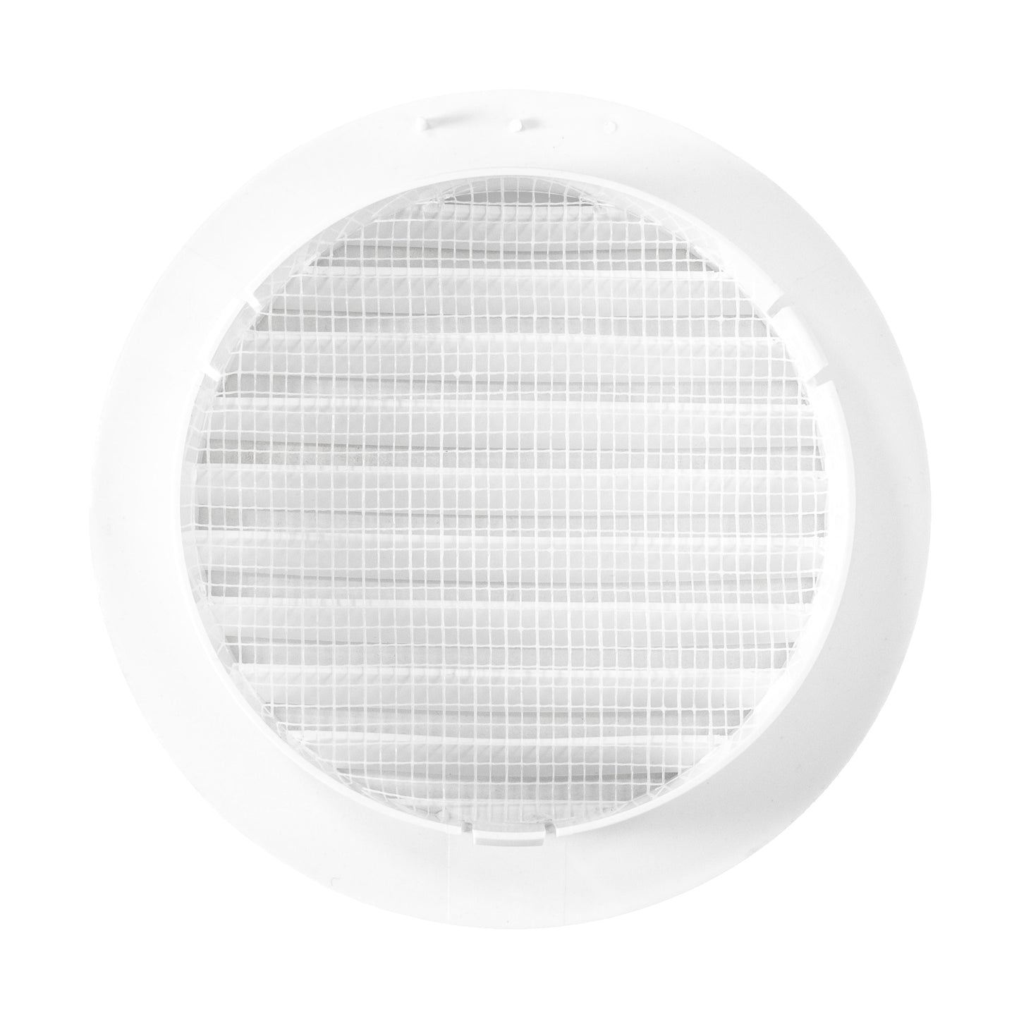 Through Wall Ventilation Kit Round Louvre Vent VC-KRO0184 with Brown External Vent