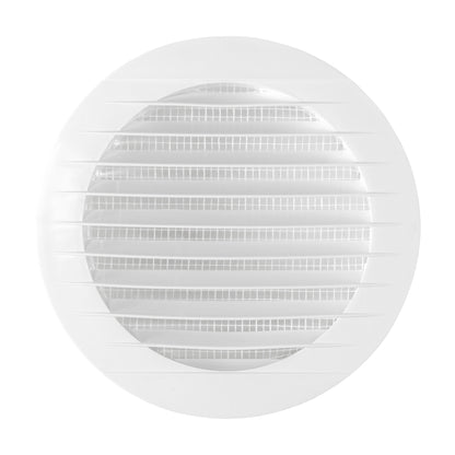 Through Wall Ventilation Kit Round Louvre Vent VC-KRO0184 with Graphite External Vent
