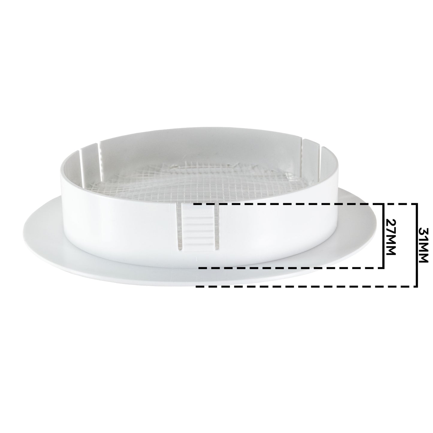 Louvre Vent KRO 125 With Fly Mesh