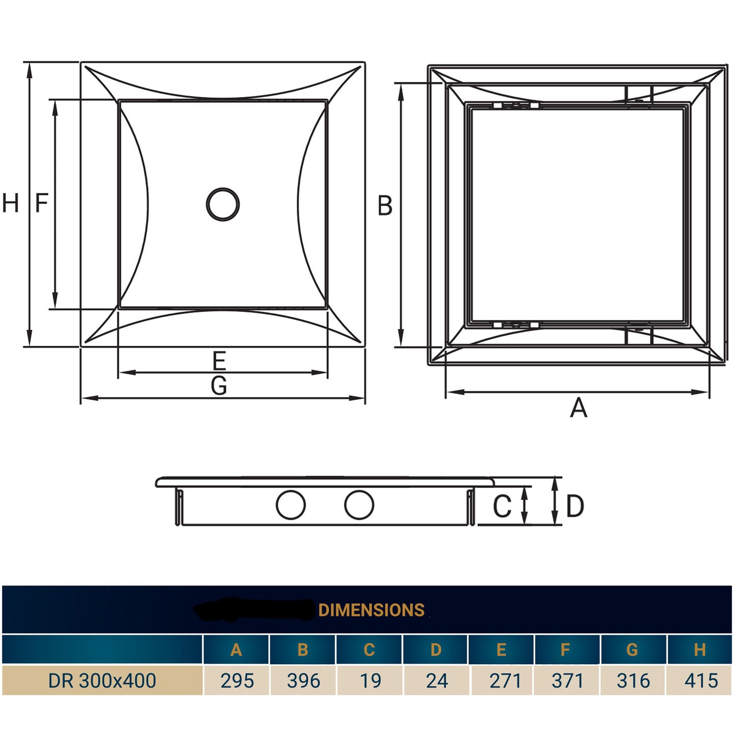 Access Panel Door 300mm x 400mm