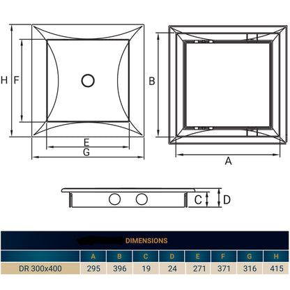 Access Panel Door 300mm x 400mm