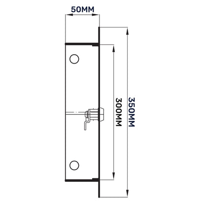 Access Panel Door Metal With Lock 200mm x 300mm