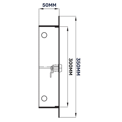 Access Panel Door Metal With Lock 250mm x 300mm