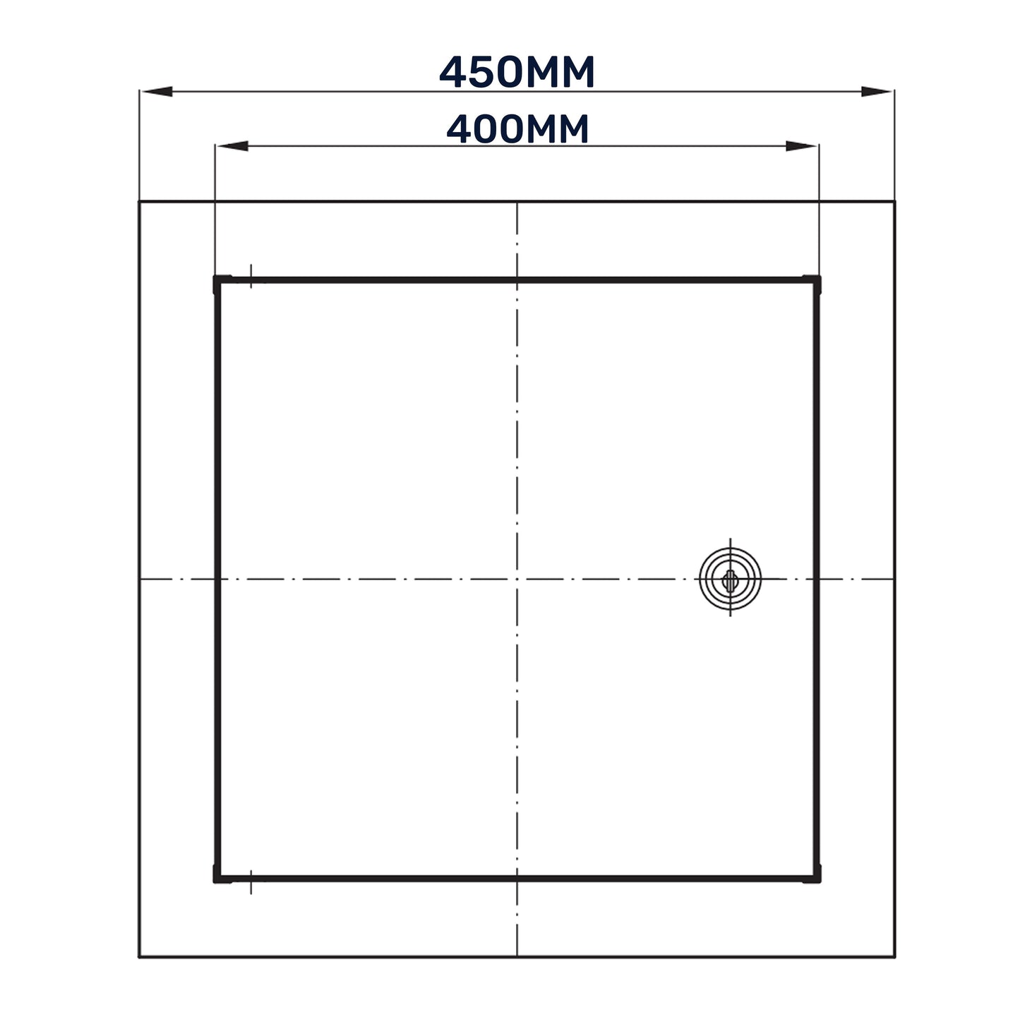 Access Panel Door Metal With Lock 400mm x 400mm