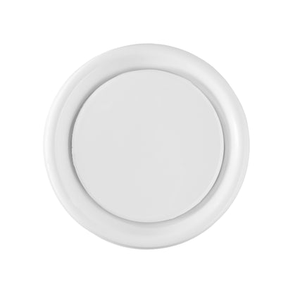 White ABS Extract Ceiling Valve 100mm