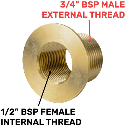 Brass Water Butt Kit – ¾″ Mount & Extended Cross-Head Tap