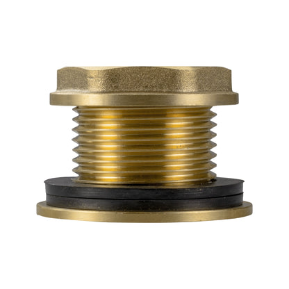 Brass Water Butt Fitting – 1″ Male / ¾″ Female + 34mm Cutter