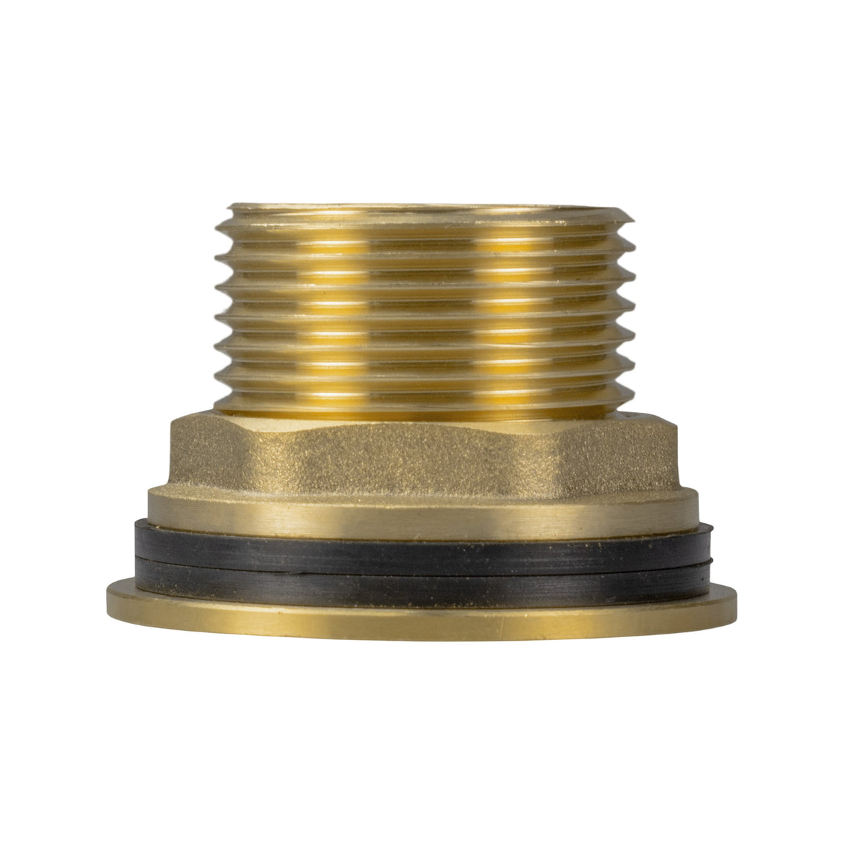 Brass Water Butt Fitting – 1″ Male / ¾″ Female + 34mm Cutter
