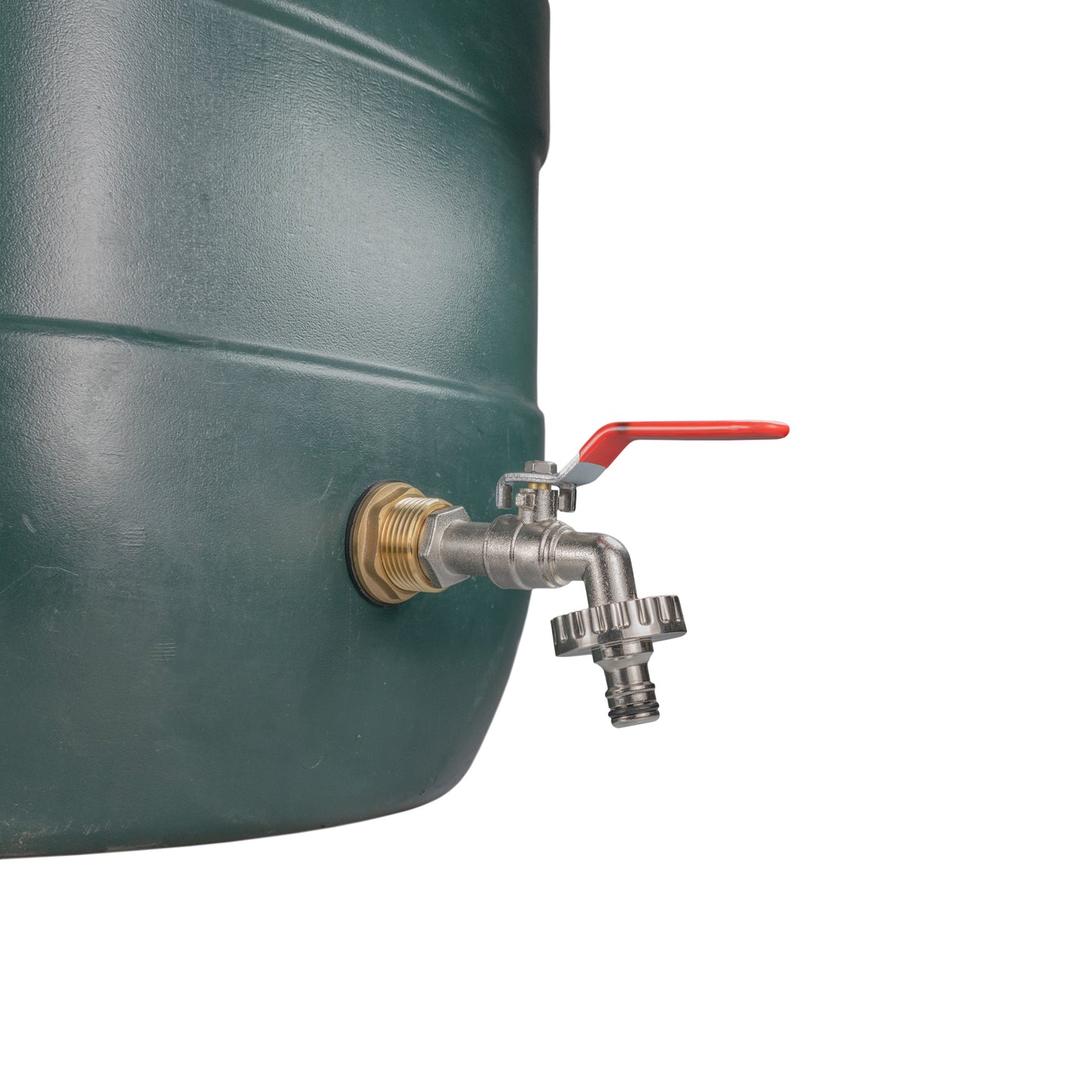 Water Butt Brass Kit 3/4" BSP with Quick Connect Lever Tap