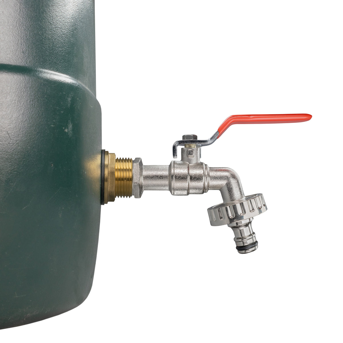 ¾″ Brass Water Butt Kit – Quick Lever Tap & Cutter
