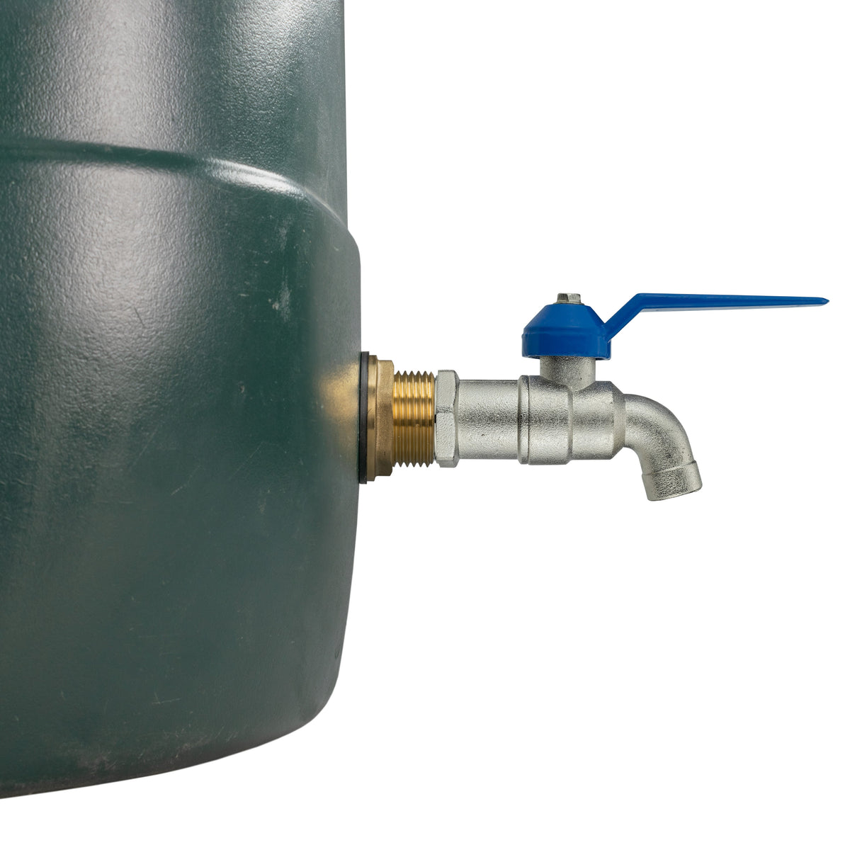 ¾″ BSP Brass Water Butt Kit – Plain-Spout Lever Tap